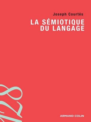 cover image of La sémiotique du langage